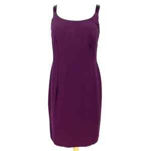 J. R. Nites by Caliendo Dress Womens 12 Purple Sleeveless Sheath Lined Formal